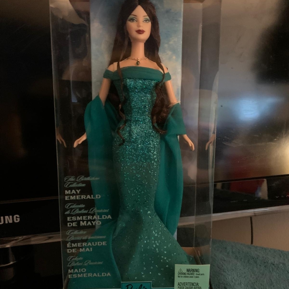 Barbie May Emerald in Glittering Teal Gown